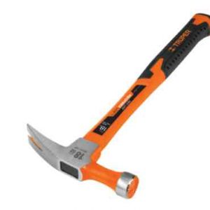 Martillo de uña recta, 18 oz, mango fibra de vidrio